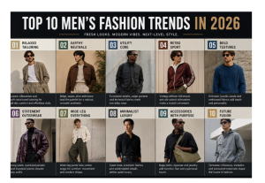 Top 10 Men's fashion trend in 2026